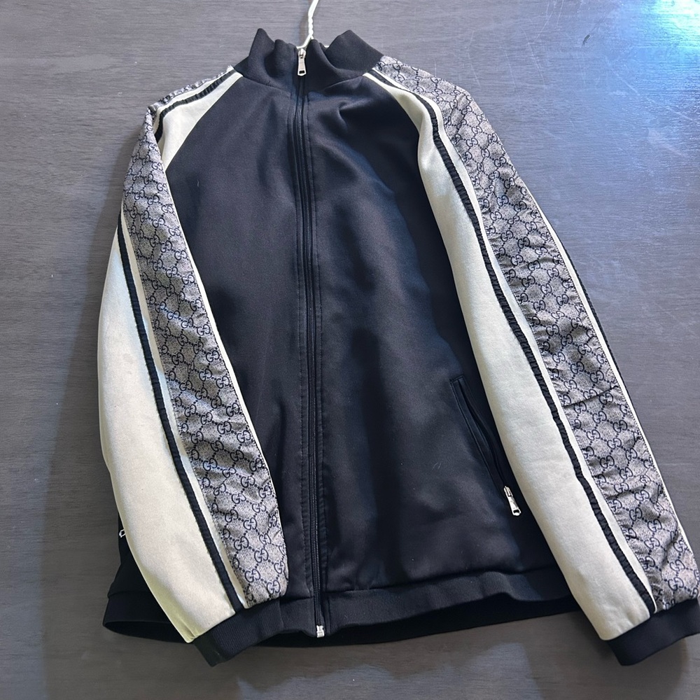 Gucci Black and Cream Jacket